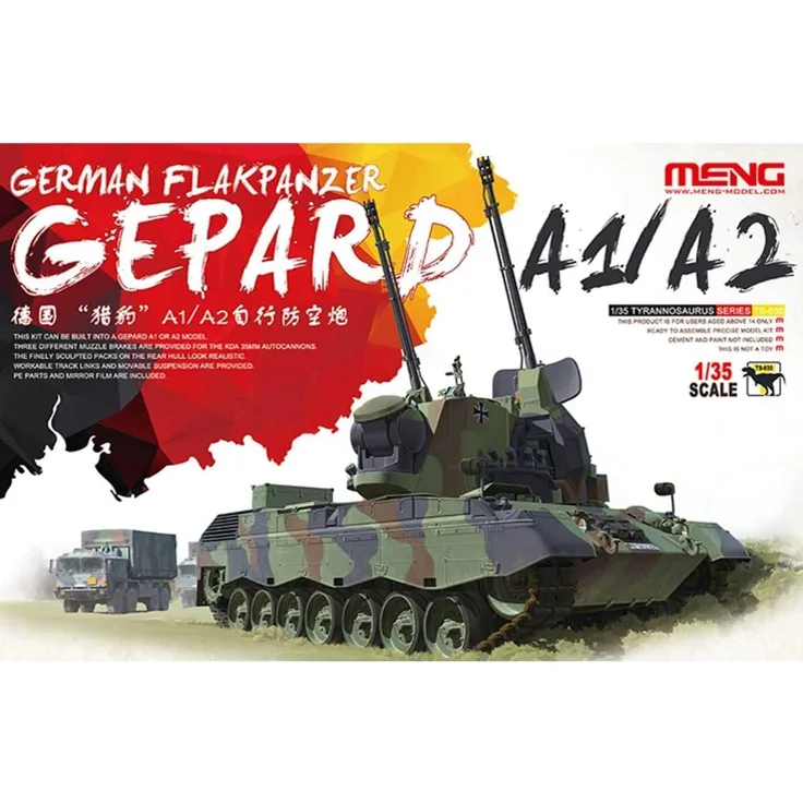 MENG-Model TS-030 German Flakpanzer Gepard A1/A2