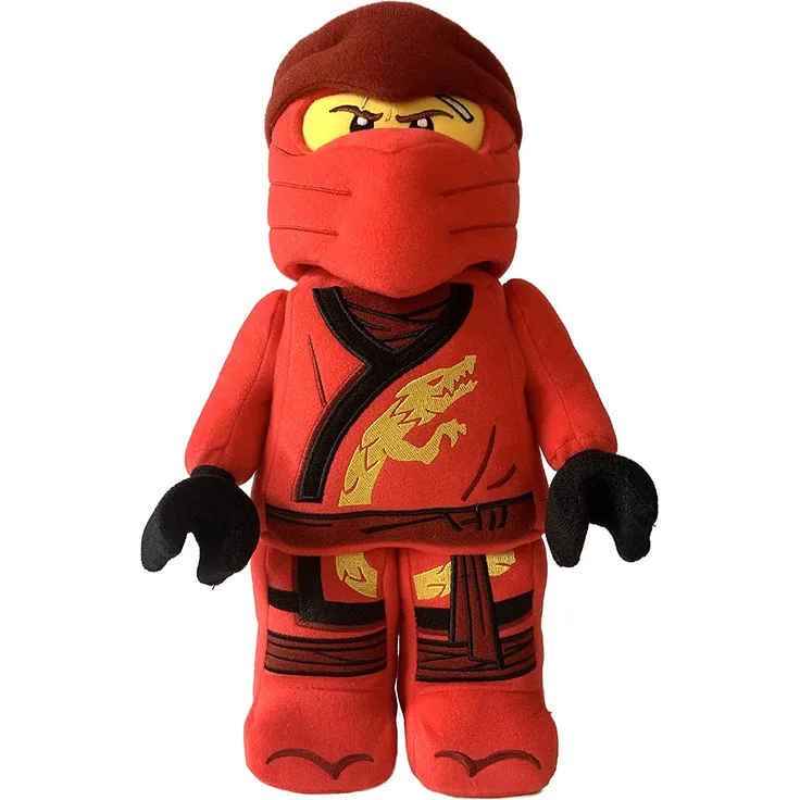 Manhattan Toy 335540 Kai Ninja Krieger Lego Ninjago Plüsch Charakter, Multicolour, 33. 02cm
