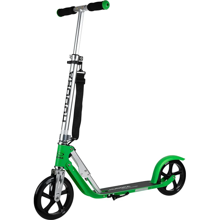 HUDORA 14846 'Big Wheel 205' Scooter, ab 6 Jahren, höhenverstellbar bis 104 cm, klappbar, max. belastbar bis 100 kg, grün – Bild 1