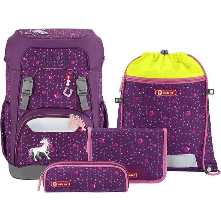 Step by Step Giant Schulrucksack-Set 5 tlg. Dreamy Unicorn