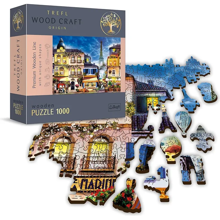 Holz Puzzle (1000 Teile) - Französische Allee