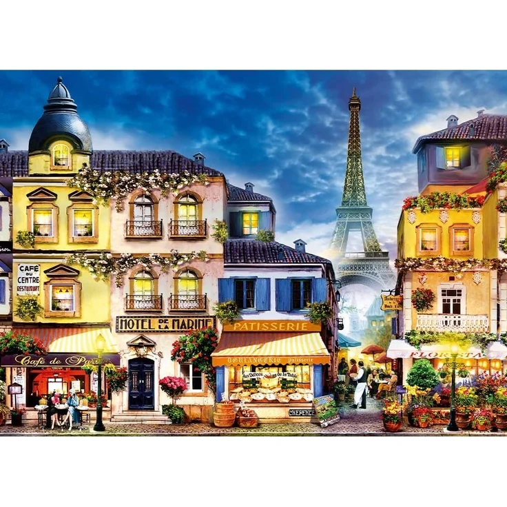 Holz Puzzle (1000 Teile) - Französische Allee – Bild 2