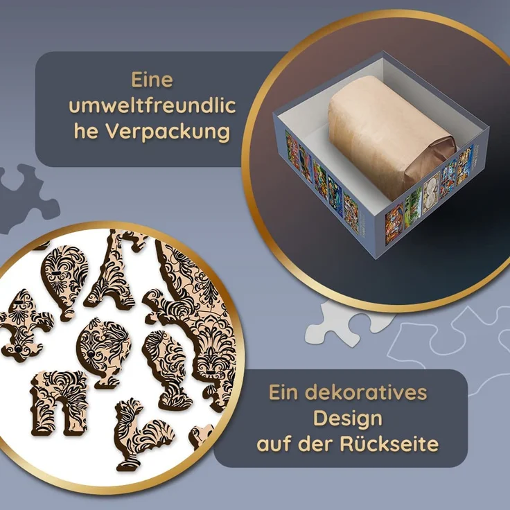 Holz Puzzle (1000 Teile) - Französische Allee – Bild 6
