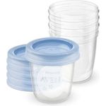 Philips Avent Aufbewahrungsbecher für Muttermilch, 5er Pack (5x 180 ml), SCF619/05, mit Schraubdeckel - Preisvergleich