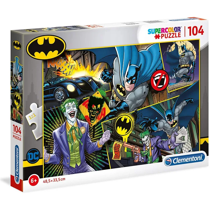 Puzzle Batman Junior 48 X 33 Cm Karton 104 Teile