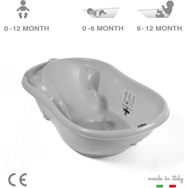 OK Baby N38232035X Onda - Baby-Badewanne, grau – Bild 4