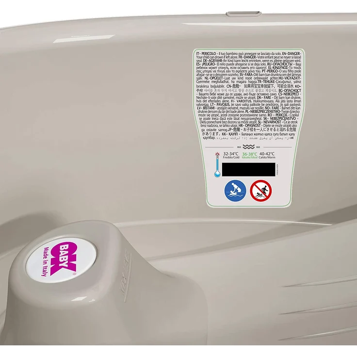 OK Baby N38232035X Onda - Baby-Badewanne, grau – Bild 3