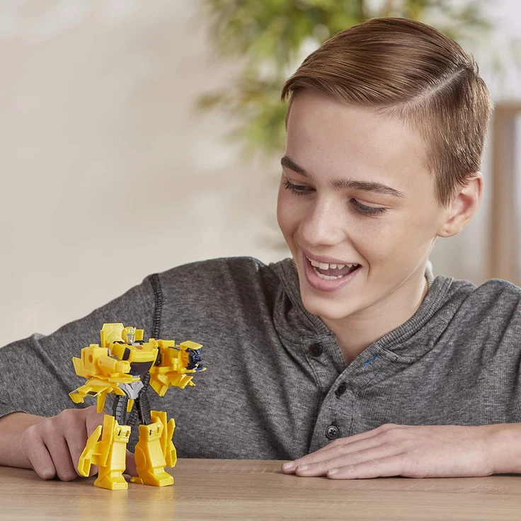 Transformers E7084ES0 Bumblebee Cyberverse Adventures Action Attackers Warrior-Klasse Bumblebee Action-Figur, Sting Shot Attacke, 13,5 cm - Preisvergleich – Bild 4