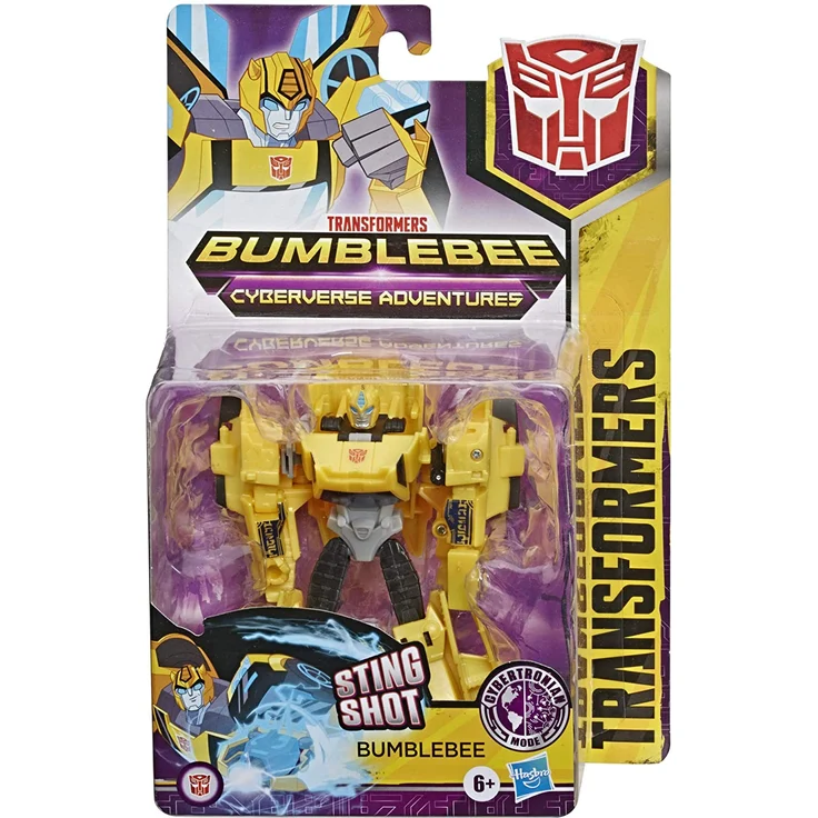 Transformers E7084ES0 Bumblebee Cyberverse Adventures Action Attackers Warrior-Klasse Bumblebee Action-Figur, Sting Shot Attacke, 13,5 cm - Preisvergleich – Bild 3