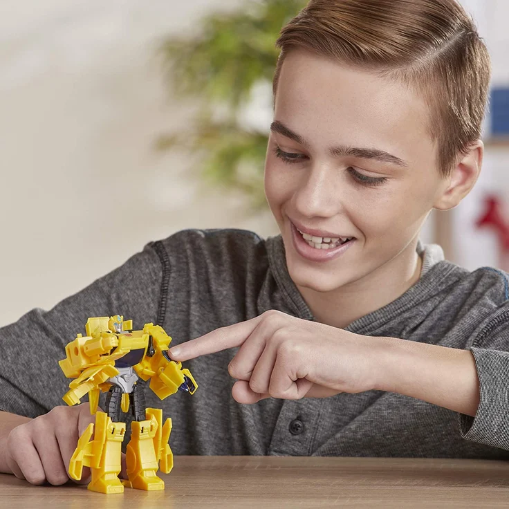 Transformers E7084ES0 Bumblebee Cyberverse Adventures Action Attackers Warrior-Klasse Bumblebee Action-Figur, Sting Shot Attacke, 13,5 cm - Preisvergleich – Bild 6