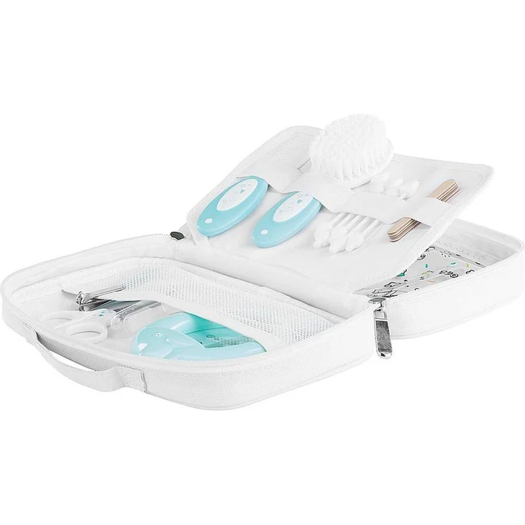 Badabulle Baby Splash Pflegeset, 7-teilig, mit extraviel Platz für weitere Pflegeartikel, transparent – Bild 5