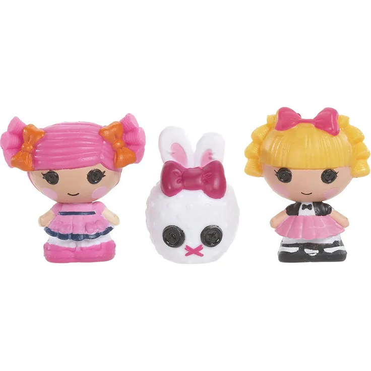 MGA Entertainment 531524GR - Lalaloopsy Tinies Minipuppe, Design 1, 3-er Pack