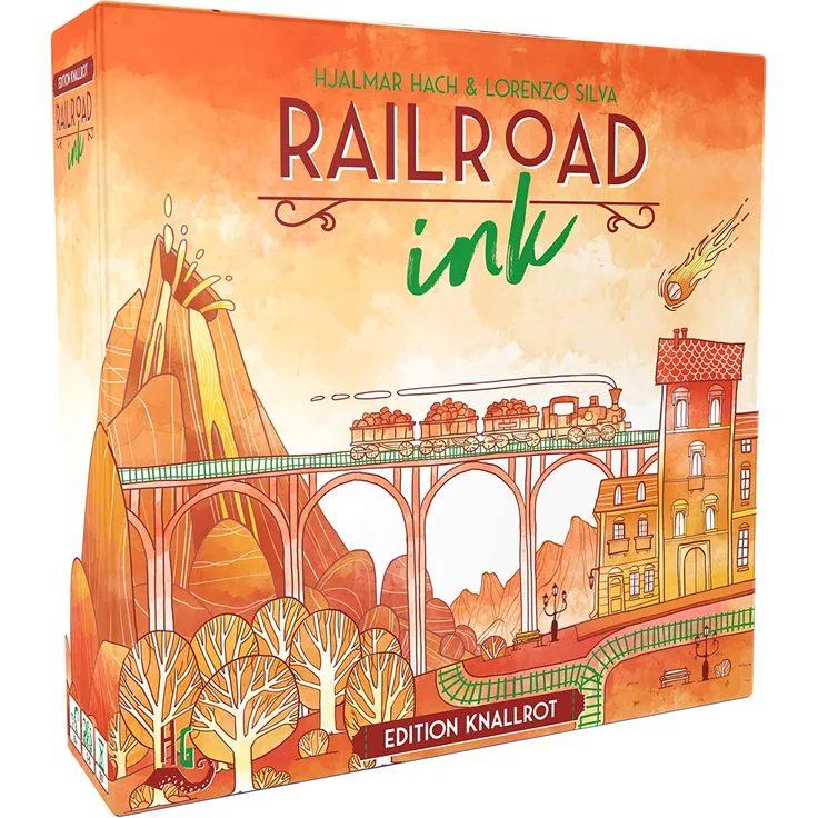 Railroad Ink Knallrot (deutsch)