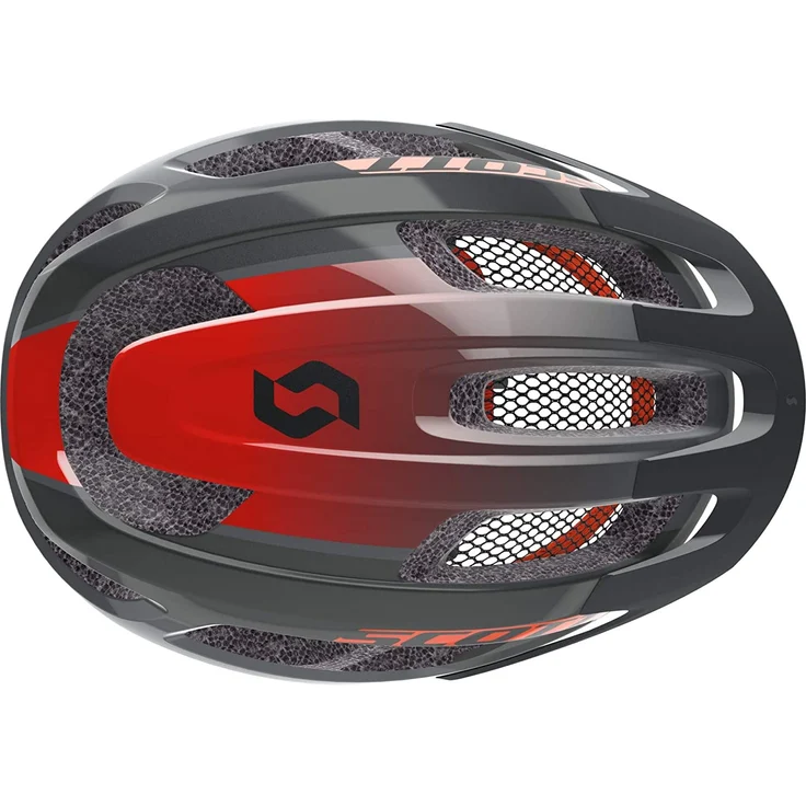 SCOTT Radhelm Supra Helm grey/red fade – Bild 3