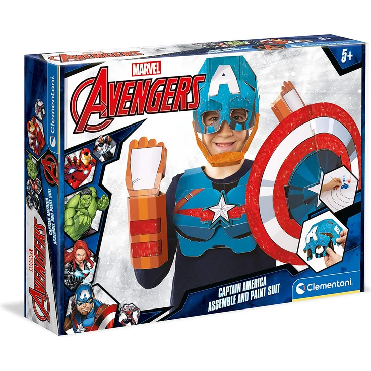 bastelset Captain America Jungen Karton 3-teilig
