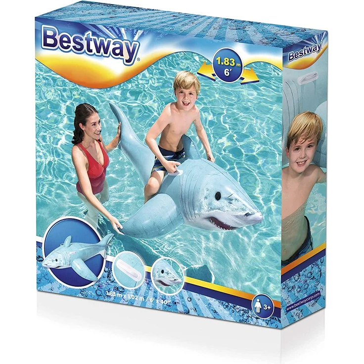 Bestway Schwimmtier 'Hai' 183 x 102 cm – Bild 3