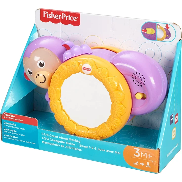 Fisher-Price FHF75 1-2-3 Roll-Äffchen, Multicolour – Bild 11