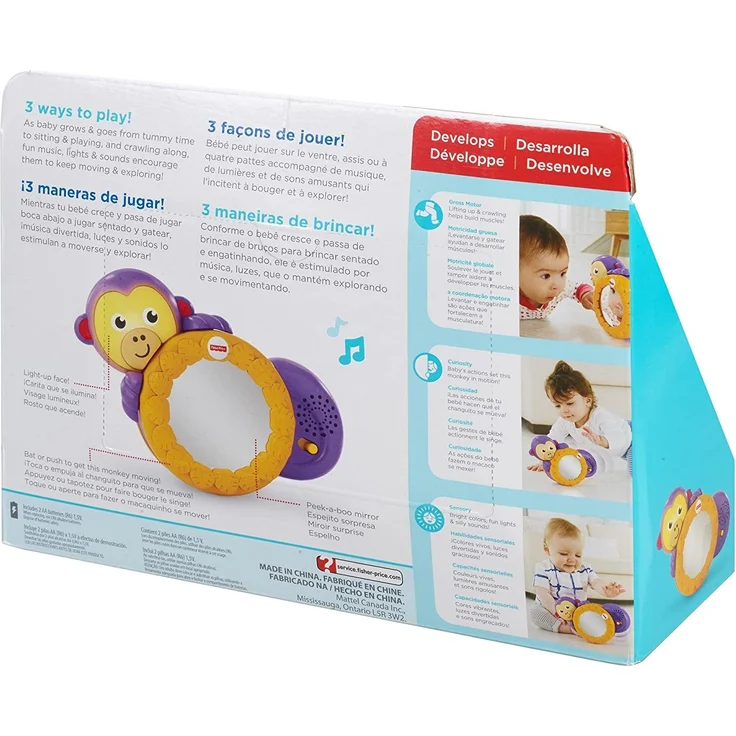 Fisher-Price FHF75 1-2-3 Roll-Äffchen, Multicolour – Bild 12