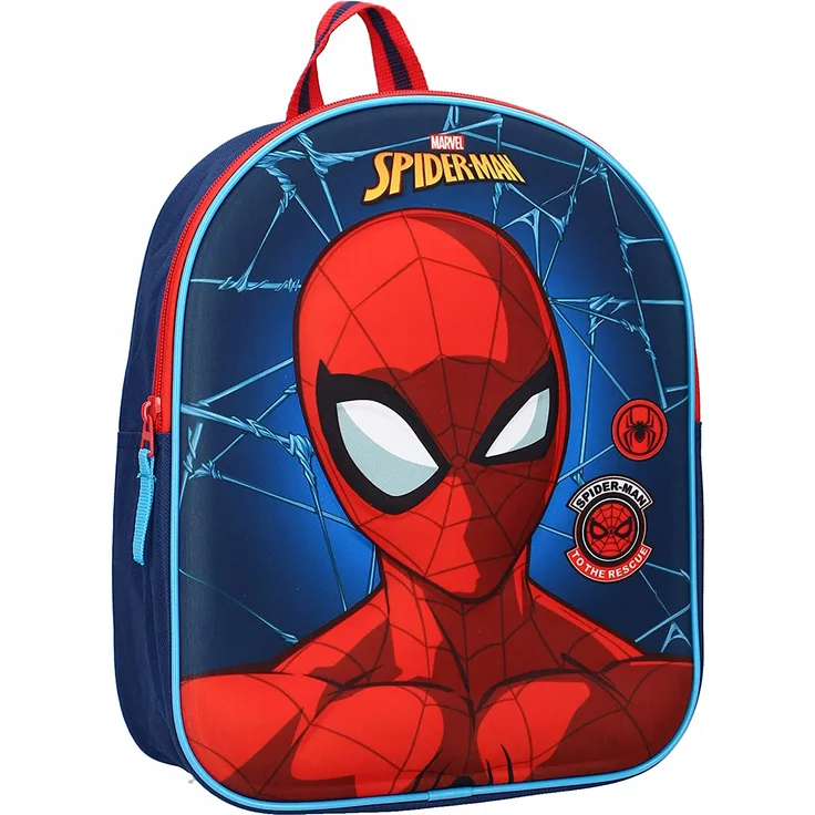 Spider-Man - 3D-Kinderrucksack - rot/blau