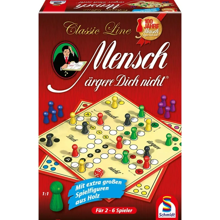 Schmidt Spiele Classic Line Mensch ärgere Dich nicht – Bild 1
