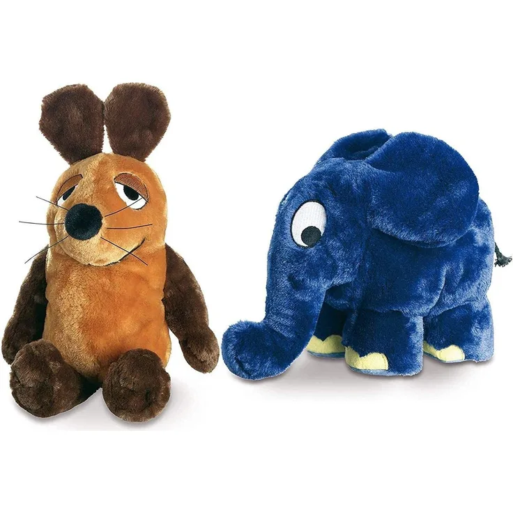 Die Sendung mit der Maus - Plüsch Set Maus und Elefant 12cm