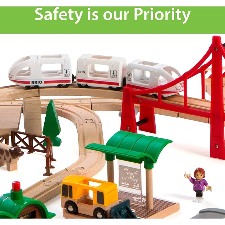BRIO Bahn 33766 - Großes Premium Set in Kunststoffboxen - Preisvergleich – Bild 5