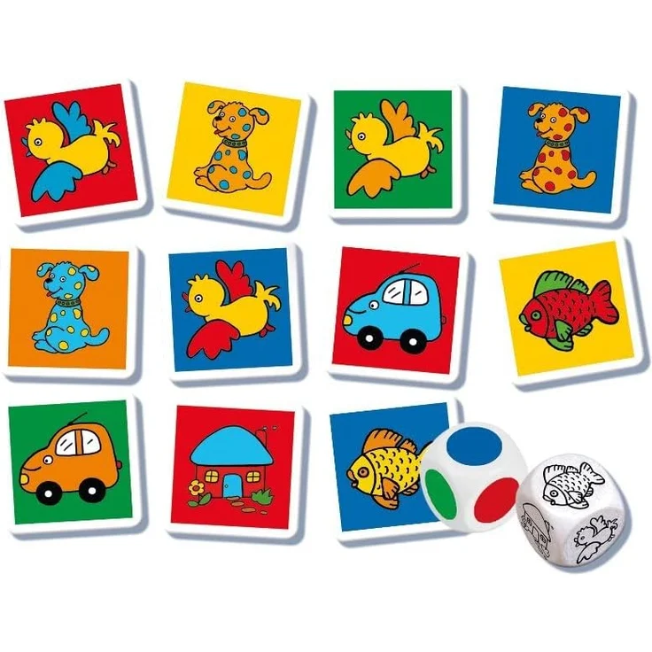 Noris 606013612 Patsch, das schnelle Reaktionsspiel mit 25 Bildkärtchen und einem Würfel, Lernspiel für Kinder ab 4 Jahren - Preisvergleich – Bild 8