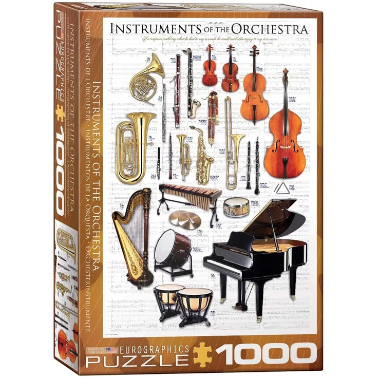 EuroGraphics Orchesterinstrumente - 1000 Teile Puzzle