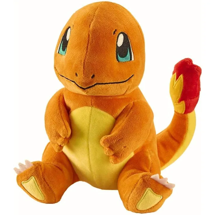 Auswahl Pokemon Plüsch-Figuren | 20 cm Plüsch-Tier | Stofftier | Kuscheltier, Plüsch:Glumanda sitzend