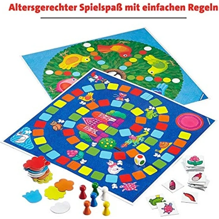 Ravensburger 21417 - 4 erste Spiele - Spielesammlung für die Kleinen - Spiele für Kinder ab 3 Jahren, Brettspiele für 2-6 Spieler - Farbwürfel – Bild 3
