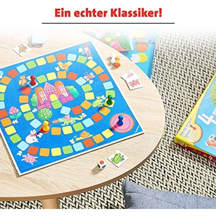 Ravensburger 21417 - 4 erste Spiele - Spielesammlung für die Kleinen - Spiele für Kinder ab 3 Jahren, Brettspiele für 2-6 Spieler - Farbwürfel – Bild 5