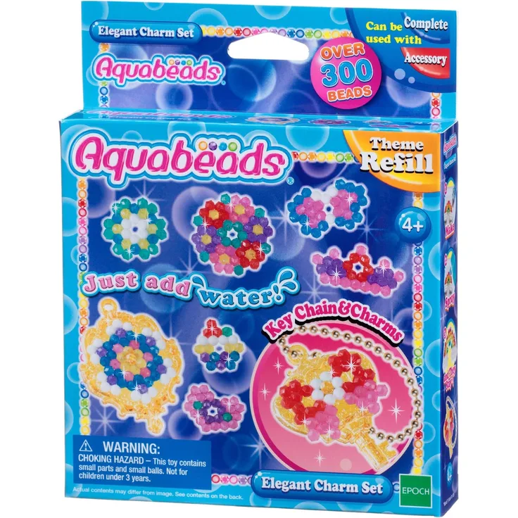 Aquabeads 31038 Elegant Charm set - Bastelset Themen Nachfüllset