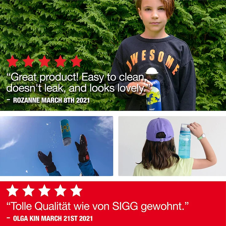 SIGG Trinkflasche Viva One Elsa 0. 5 Liter – Bild 4
