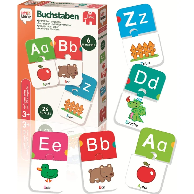Jumbo Spiele - ich lerne Buchstaben - Lernspiel für Kinder - Ab 3 Jahren - Preisvergleich – Bild 6