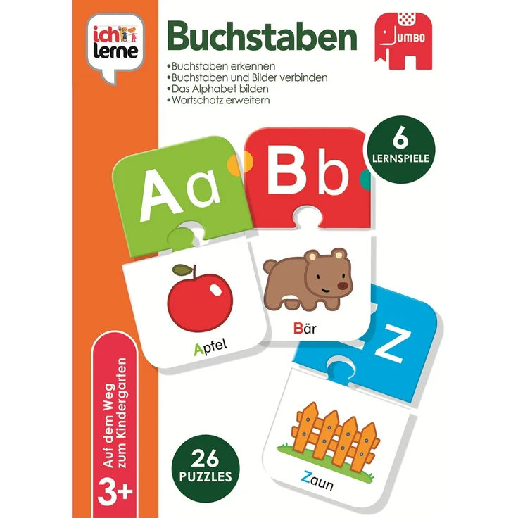 Jumbo Spiele - ich lerne Buchstaben - Lernspiel für Kinder - Ab 3 Jahren - Preisvergleich – Bild 10