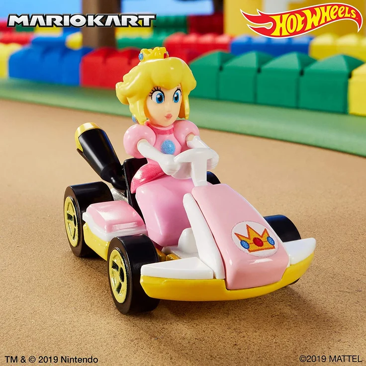 Hot Wheels GBG28 - Mario Kart Replica 1:64 Die-Cast Spielzeugauto Peach, Spielzeug ab 3 Jahren – Bild 5