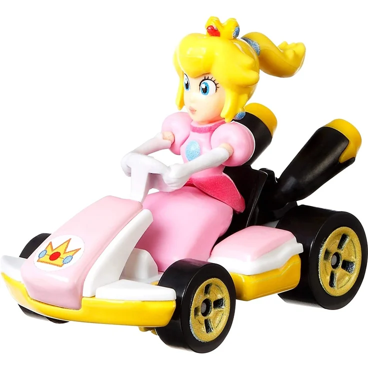 Hot Wheels GBG28 - Mario Kart Replica 1:64 Die-Cast Spielzeugauto Peach, Spielzeug ab 3 Jahren – Bild 2