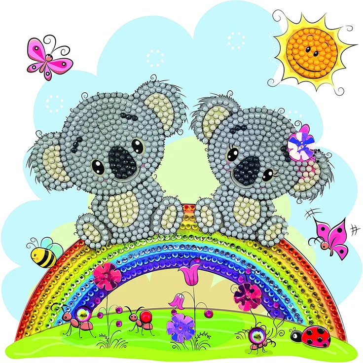 Crystal Art - Kristallkarte - Koala