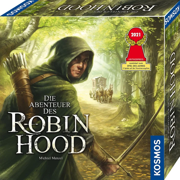 Kosmos® 'Die Abenteuer des Robin Hood', Brettspiel, ab 10 Jahren, 2-4 Spieler, Spieldauer 60 Minuten – Bild 1