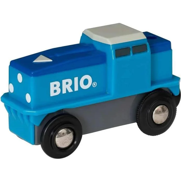 BRIO Bahn - Blaue Batterie Frachtlok – Bild 2