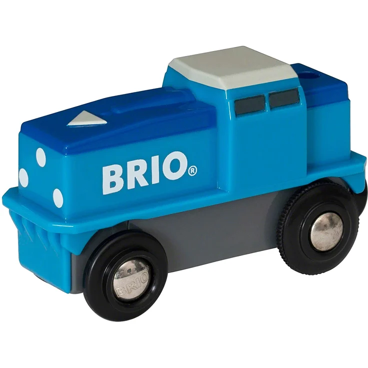 BRIO Bahn - Blaue Batterie Frachtlok – Bild 10
