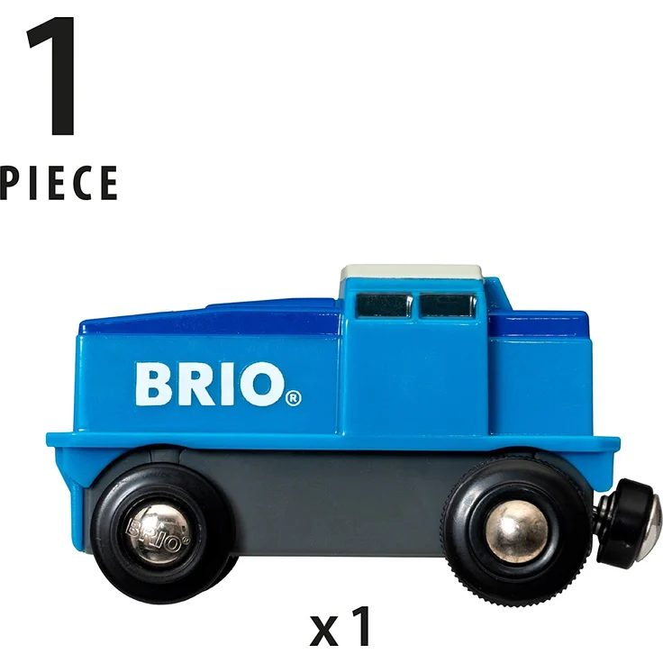 BRIO Bahn - Blaue Batterie Frachtlok – Bild 9