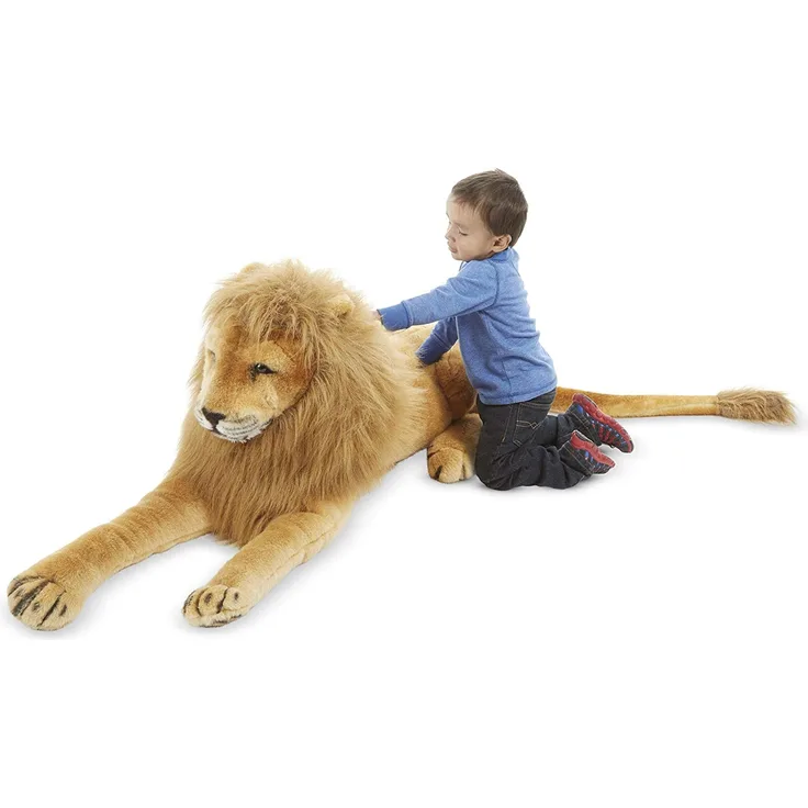 Melissa & Doug Löwe - Naturgetreues Plüschtier mit lebensechtem Gesichtsausdruck