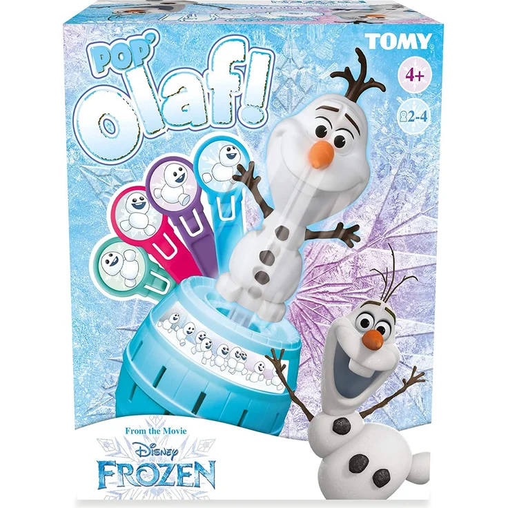 TOMY T73038 Pop Up Olaf Kinder Brettspiel, Familien- und Vorschulkinderspiel, Action-Spiel für Kinder zwischen 4 - 8 Jahren, für Jungen und Mädchen – Bild 5