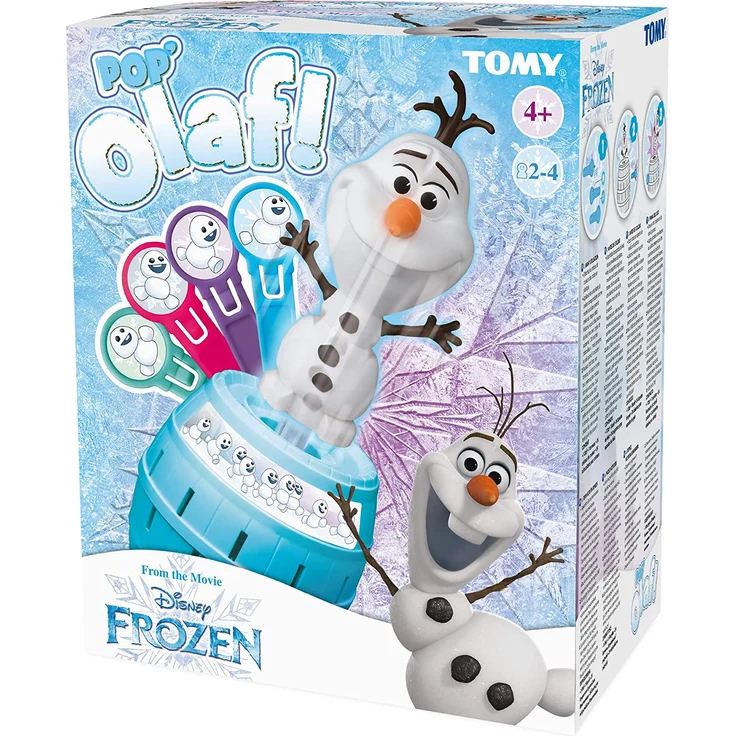 TOMY T73038 Pop Up Olaf Kinder Brettspiel, Familien- und Vorschulkinderspiel, Action-Spiel für Kinder zwischen 4 - 8 Jahren, für Jungen und Mädchen – Bild 6