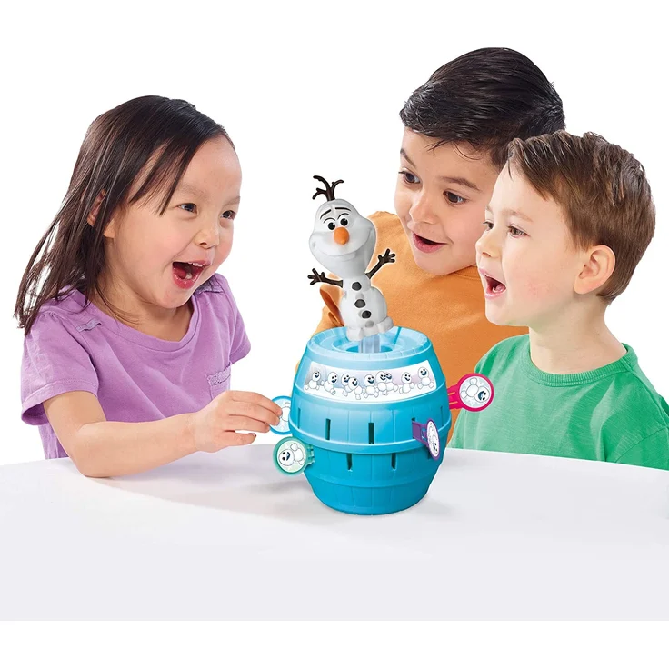 TOMY T73038 Pop Up Olaf Kinder Brettspiel, Familien- und Vorschulkinderspiel, Action-Spiel für Kinder zwischen 4 - 8 Jahren, für Jungen und Mädchen – Bild 4