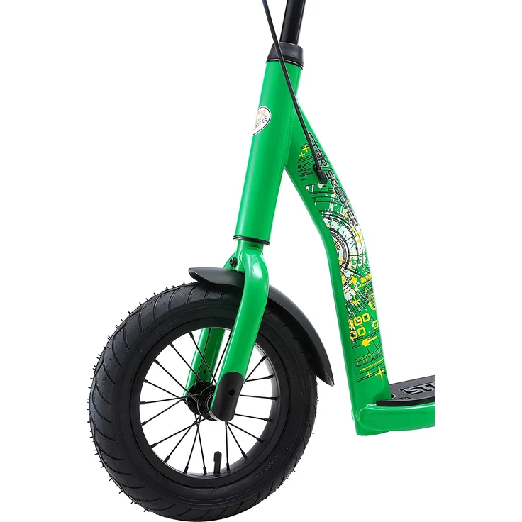 Bikestar Star Scooter Tretroller Kinderroller 12 Zoll New Gen Grün – Bild 6