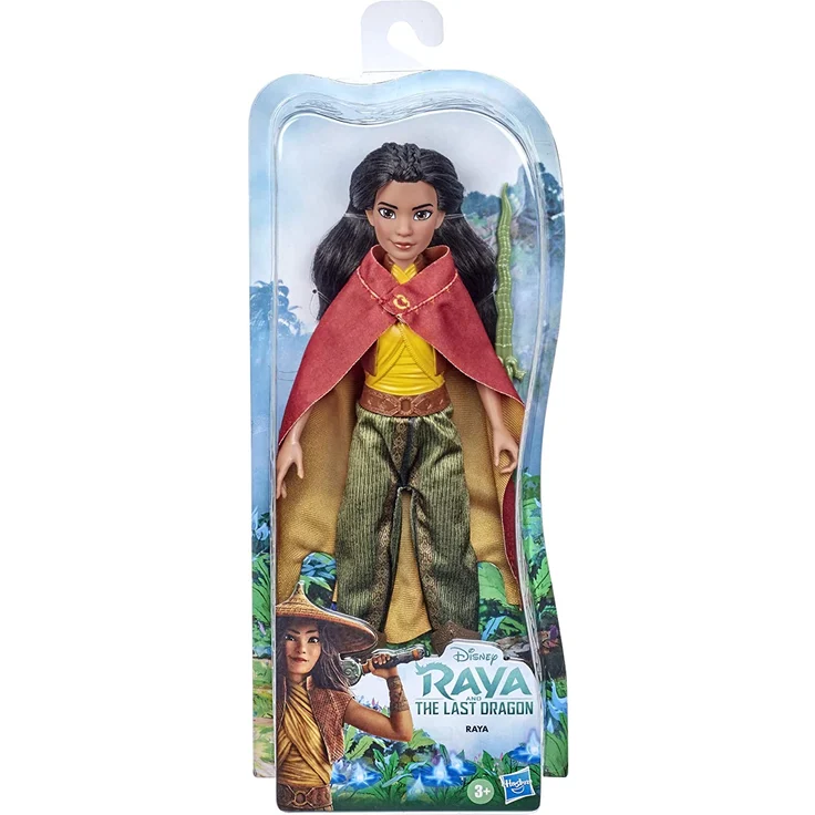 Disney Raya Modepuppe mit Kle Disney Raya Modepuppe mit Kleidung, Schuhen und Schwert, inspiriert von Disneys Raya und der letzt – Bild 2
