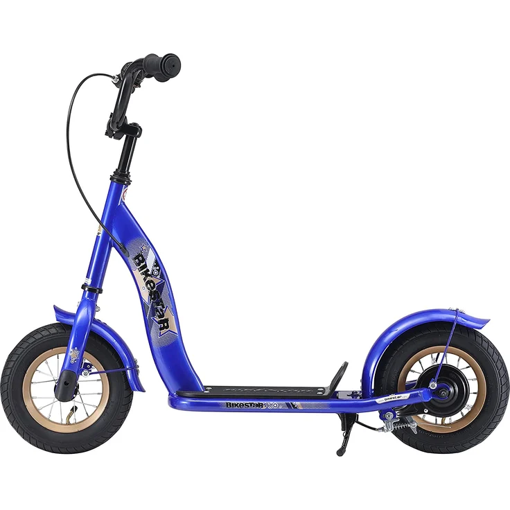 BIKESTAR '10 Zoll Classic Edition' Kinderroller, ab 5 Jahren, höhenverstellbar bis 74 cm, max. belastbar bis 50 kg, blau – Bild 3