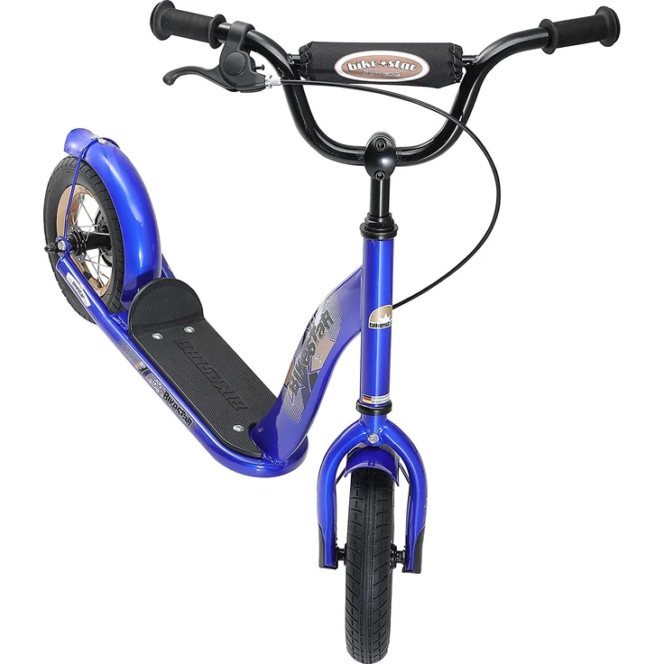 BIKESTAR '10 Zoll Classic Edition' Kinderroller, ab 5 Jahren, höhenverstellbar bis 74 cm, max. belastbar bis 50 kg, blau – Bild 4